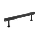 Atlantic Millhouse Brass Paddington Spiral T-Bar Cabinet Pull Handle 128mm - Matt Black