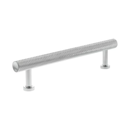 Atlantic Millhouse Brass Paddington Spiral T-Bar Cabinet Pull Handle 128mm - Polished Chrome