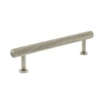 Atlantic Millhouse Brass Paddington Spiral T-Bar Cabinet Pull Handle 128mm - Satin Nickel