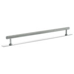 Atlantic Millhouse Brass Paddington Spiral T-Bar Cabinet Pull Handle on Backplate 320mm - Polished Chrome