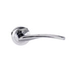 Atlantic STATUS Arizona Lever Door Handle on Round Rose - Polished Chrome