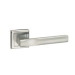 Atlantic STATUS Kansas Lever Door Handle on Square Rose - Satin Chrome