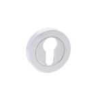 Atlantic STATUS Euro Escutcheons on Round Rose - Polished Chrome