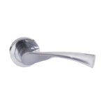 Atlantic STATUS Colorado Lever Door Handle on Round Rose - Satin Chrome