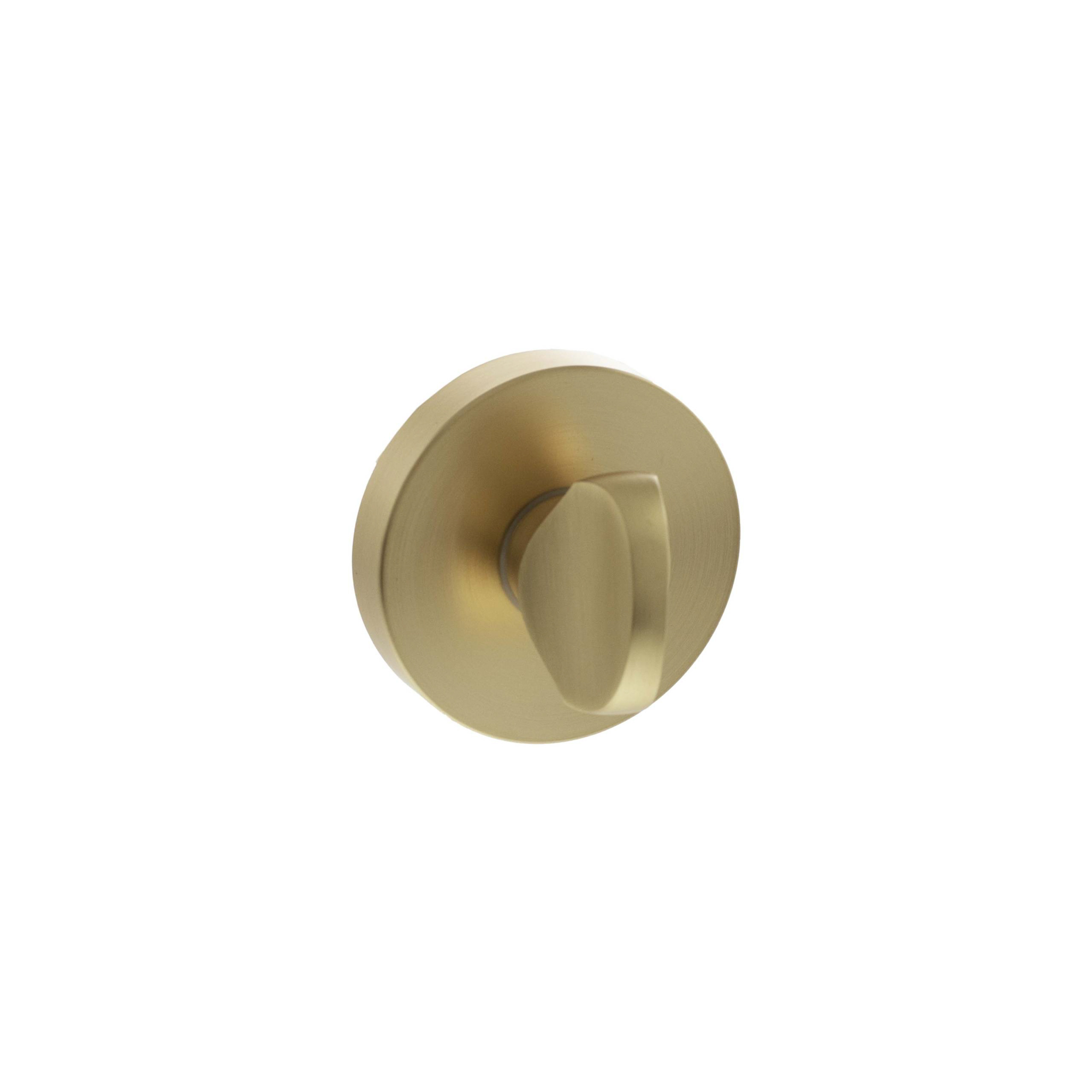 SPRWCSB.jpg Atlantic Senza Pari WC Turn and Release on Minimal Round Rose - Satin Brass - Image 1