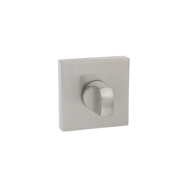 Atlantic Senza Pari WC Turn and Release on Flush Square Rose (bolt through fixing only) - Satin Nickel