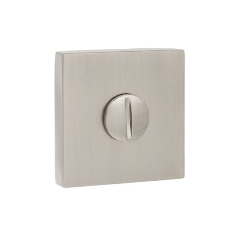 Atlantic Senza Pari WC Turn and Release on Flush Square Rose (bolt through fixing only) - Satin Nickel - Image 2