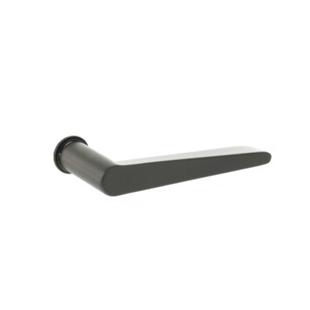 Atlantic Tupai Rapido 5S Line Torrao Lever Door Handle on 5mm Slimline Round Rose - Pearl Black