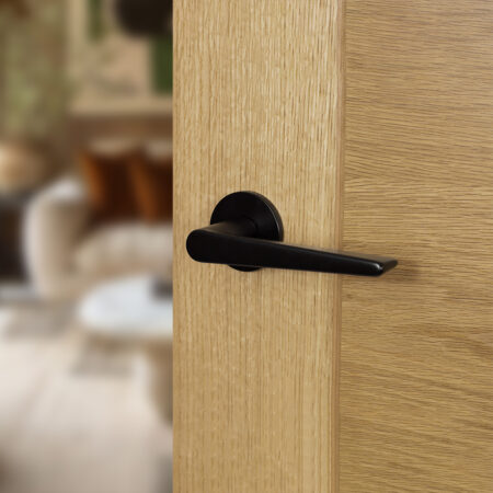 Atlantic Tupai Rapido 5S Line Torrao Lever Door Handle on 5mm Slimline Round Rose - Bright Polished Chrome - Image 2
