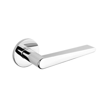 Atlantic Tupai Rapido 5S Line Torrao Lever Door Handle on 5mm Slimline Round Rose - Bright Polished Chrome