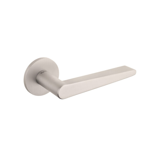 Atlantic Tupai Rapido 5S Line Torrao Lever Door Handle on 5mm Slimline Round Rose - Pearl Nickel