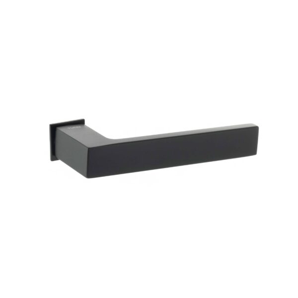Atlantic Tupai Rapido RetaLine Rillo Lever Door Handle on Concealed Square Rose - Pearl Black