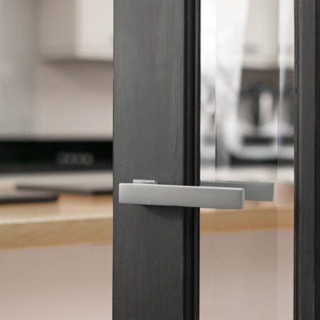 Atlantic Tupai Rapido RetaLine Rillo Lever Door Handle on Concealed Square Rose - Satin Chrome - Image 2