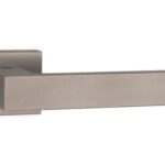 Atlantic Tupai Rapido RetaLine Rillo Lever Door Handle on Long Rose - Pearl Nickel