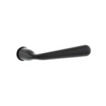 Atlantic Tupai Rapido CurvaLine Adra Lever Door Handle on Concealed Round Rose - Pearl Black