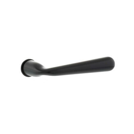 Atlantic Tupai Rapido CurvaLine Adra Lever Door Handle on Concealed Round Rose - Pearl Black