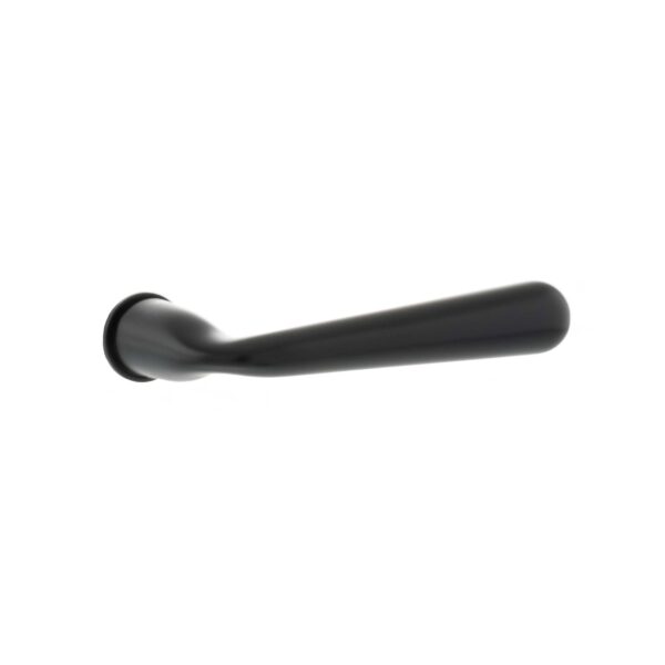 Atlantic Tupai Rapido CurvaLine Adra Lever Door Handle on Concealed Round Rose - Pearl Black