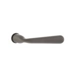 Atlantic Tupai Rapido CurvaLine Adra Lever Door Handle on Concealed Round Rose - Titanium