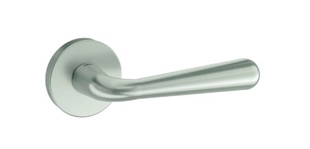 Atlantic Tupai Rapido CurvaLine Adra Lever Door Handle on Round Rose - Pearl Nickel