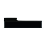 Atlantic Tupai Rapido VersaLine Tobar Lever Door Handle on Long Rose - Matt Black Decorative Plate - Matt Black