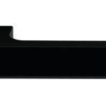 Atlantic Tupai Rapido VersaLine Tobar Lever Door Handle on Long Rose - (Without Decorative Plate) - Pearl Black