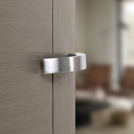 Atlantic Tupai Rapido RetaLine Sabrosa Lever Door Handle on Long Rose - (Without Decorative Plate) - Satin Chrome - Image 2