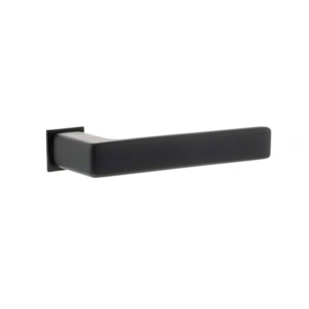 Atlantic Tupai Rapido 5S Line Portel Lever Door Handle on Concealed Square Rose - Pearl Black