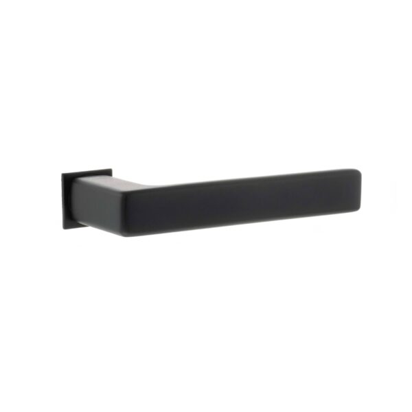 Atlantic Tupai Rapido 5S Line Portel Lever Door Handle on Concealed Square Rose - Pearl Black