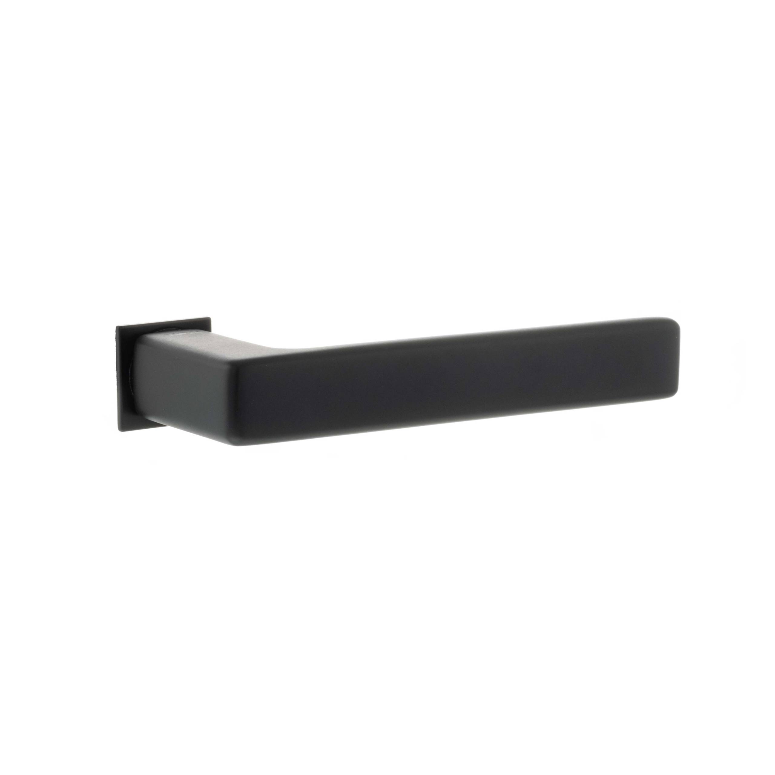 T3095CSMB_TUPAI20RAPIDO20PORTEL20LEVER20DOOR20HANDLE20ON20CONCEALED20SQUARE20ROSE_MATT20BLACK_LR-scaled-1.jpg Atlantic Tupai Rapido 5S Line Portel Lever Door Handle on Concealed Square Rose - Pearl Black - Image 1