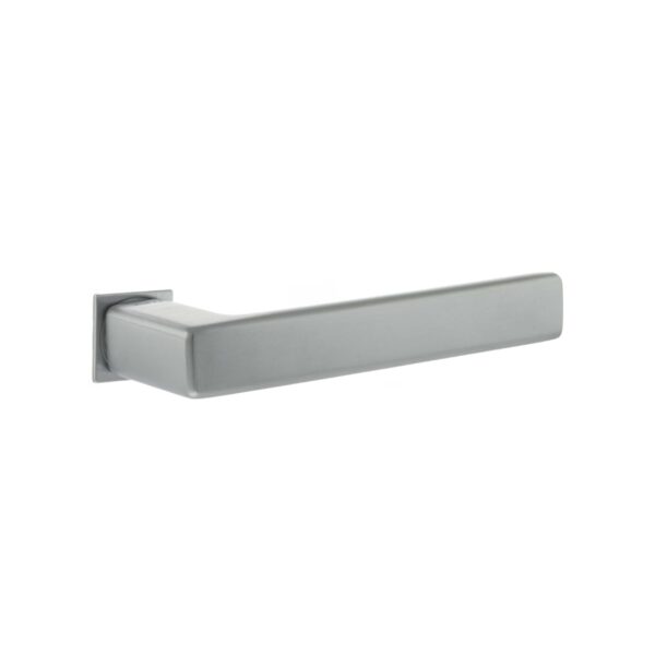 Atlantic Tupai Rapido 5S Line Portel Lever Door Handle on Concealed Square Rose - Satin Chrome
