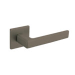 Tupai Rapido 5S Line Portel Lever Door Handle on 5mm Slimline Square Rose - Titanium