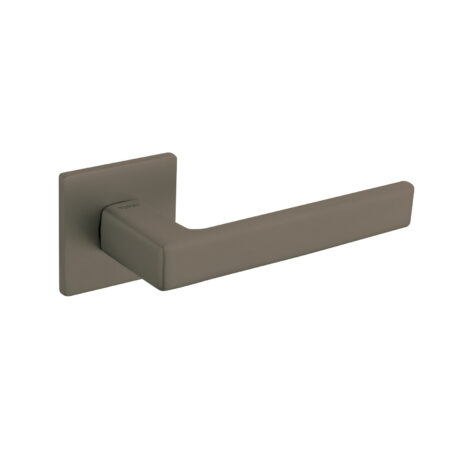 Atlantic Tupai Rapido 5S Line Portel Lever Door Handle on 5mm Slimline Square Rose - Titanium