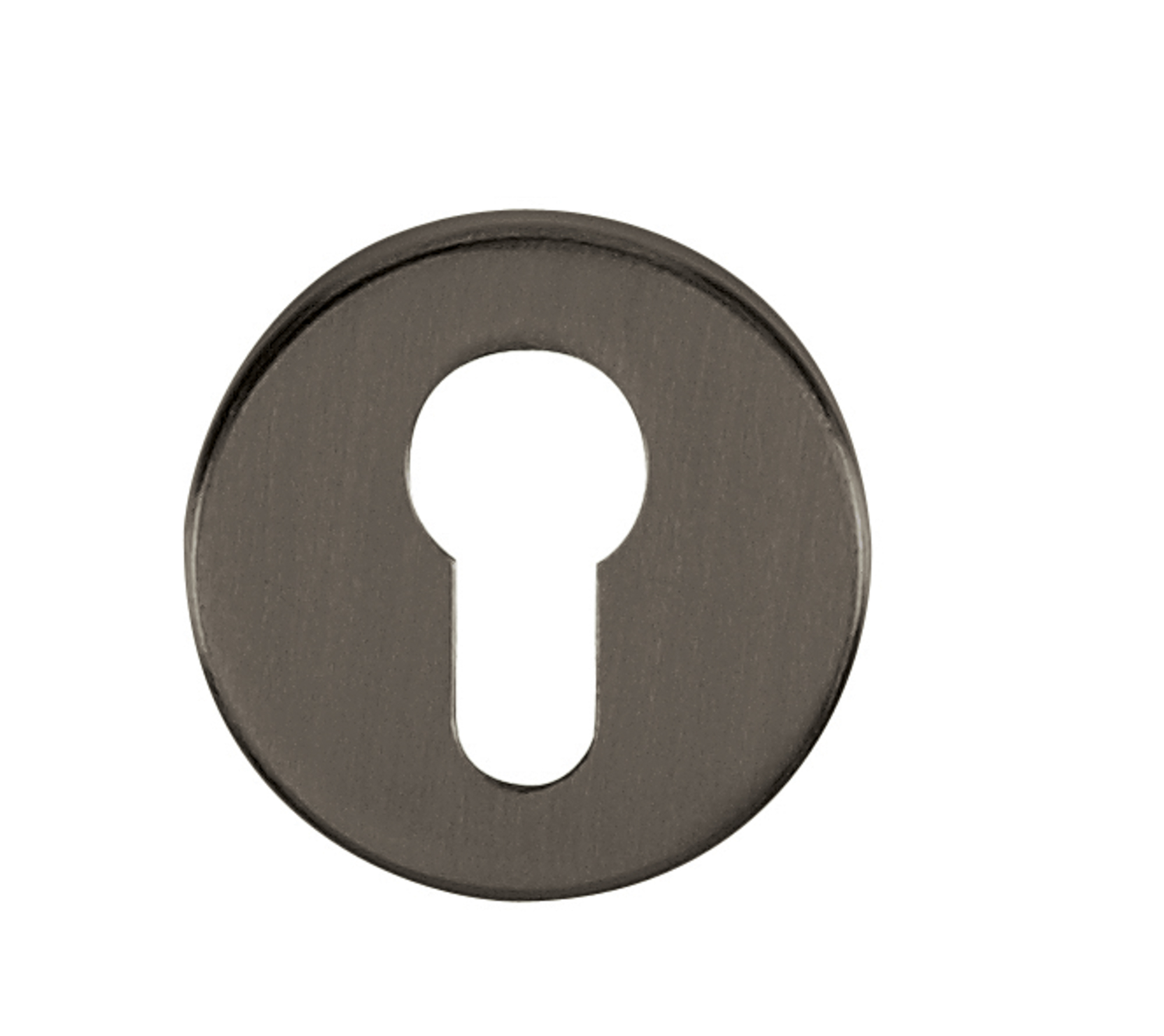 TESCERTT.jpg Tupai Rapido CurvaLine Euro Escutcheons on Round Rose - Titanium - Image 1
