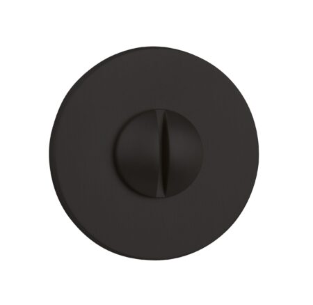 Tupai Rapido 5S Line WC Turn on 5mm Slimline Round Rose (bolt through fixing only) - Pearl Black - Image 2