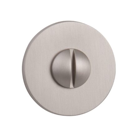 Tupai Rapido 5S Line WC Turn on 5mm Slimline Round Rose (bolt through fixing only) - Pearl Nickel - Image 2