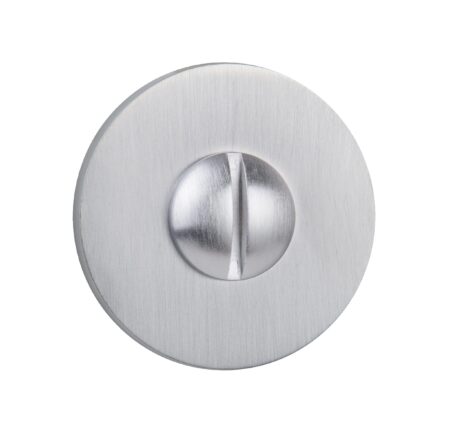 Tupai Rapido 5S Line WC Turn on 5mm Slimline Round Rose (bolt through fixing only) - Satin Chrome - Image 2