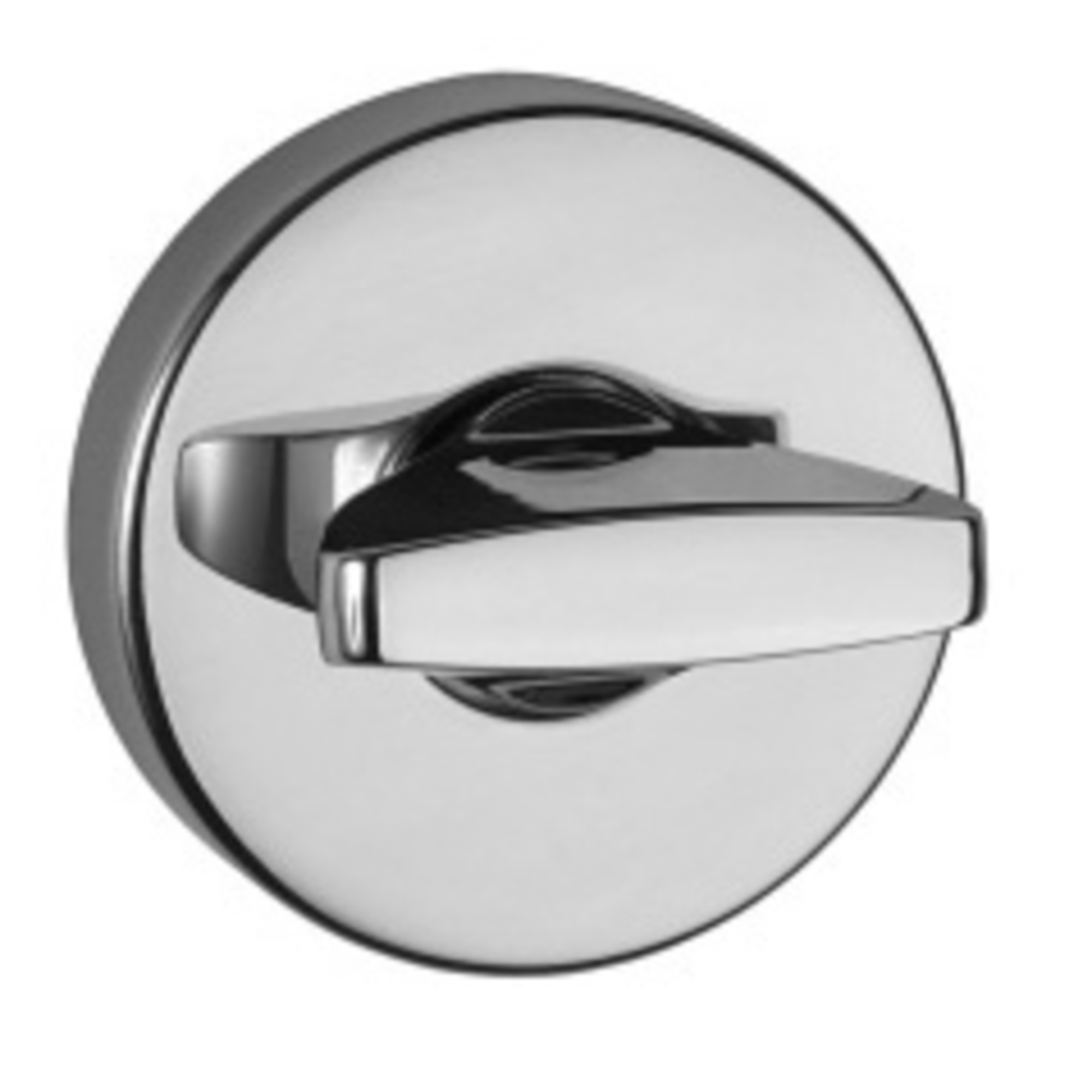 TWCRPC.jpg Tupai Rapido CurvaLine WC Turn on Round Rose (bolt through fixing only) - Bright Polished Chrome - Image 1