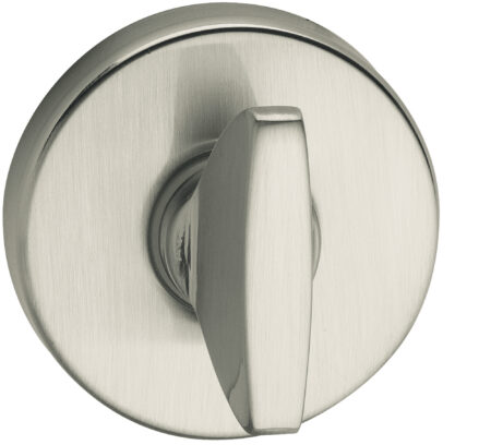 Tupai Rapido CurvaLine WC Turn on Round Rose (bolt through fixing only) - Satin Chrome