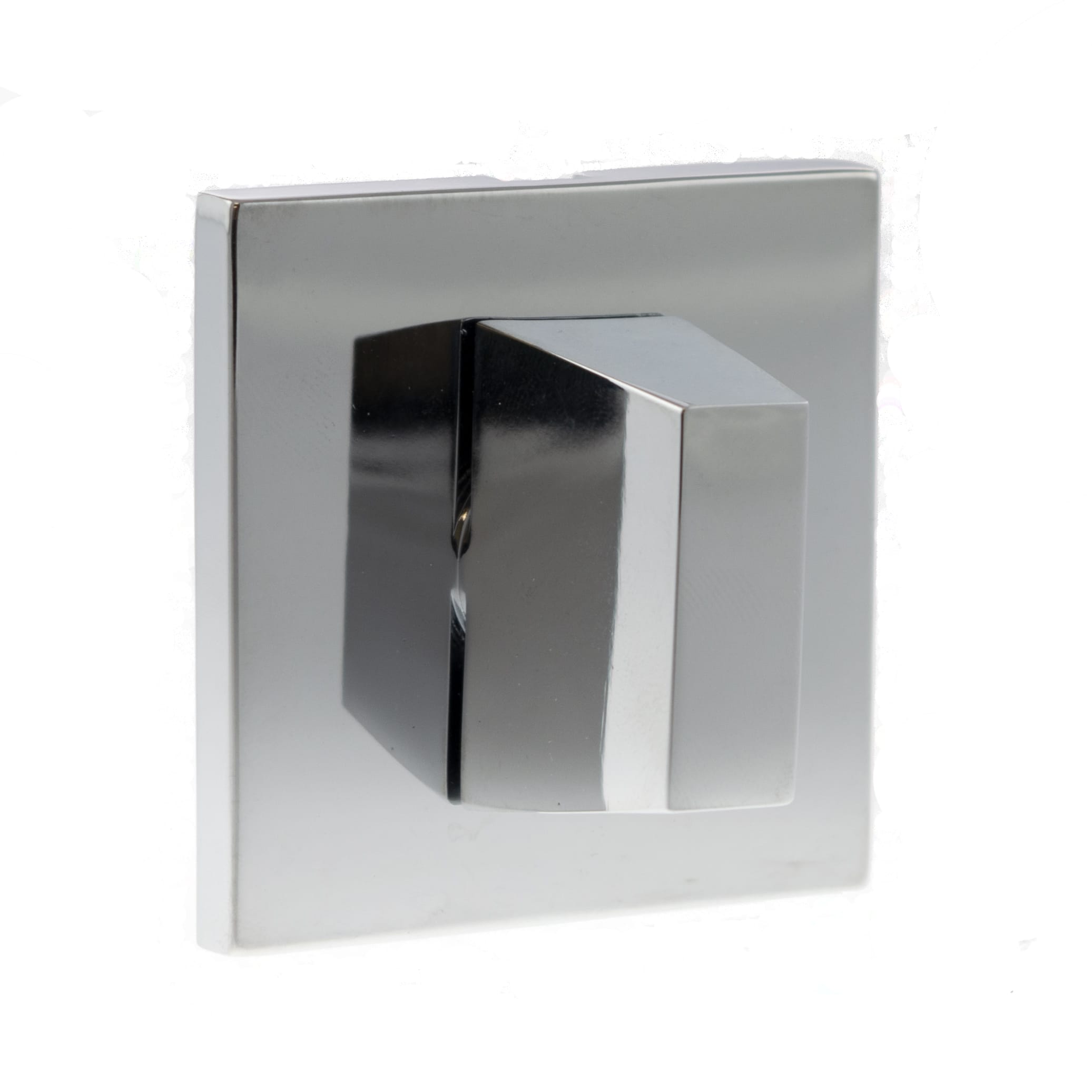 TWCS5SPC_Turn.jpg Tupai Rapido 5S Line WC Turn on 5mm Slimline Square Rose (bolt through fixing only) - Bright Polished Chrome - Image 1