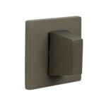 Tupai Rapido 5S Line WC Turn on 5mm Slimline Square Rose (bolt through fixing only) - Titanium