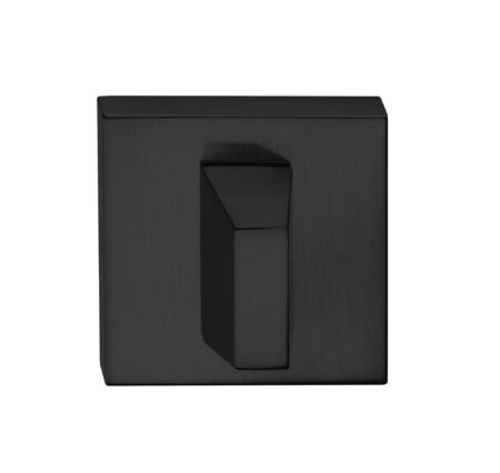Tupai Rapido Curva/QuadraLine WC Turn on Square Rose (bolt through fixing only) - Pearl Black