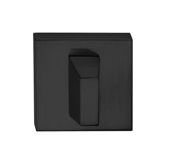 Tupai Rapido Curva/QuadraLine WC Turn on Square Rose (bolt through fixing only) - Pearl Black