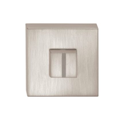 Tupai Rapido Curva/QuadraLine WC Turn on Square Rose (bolt through fixing only) - Pearl Nickel - Image 2