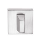 Tupai Rapido Curva/QuadraLine WC Turn on Square Rose (bolt through fixing only) - Satin Chrome