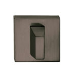 Tupai Rapido Curva/QuadraLine WC Turn on Square Rose (bolt through fixing only) - Titanium