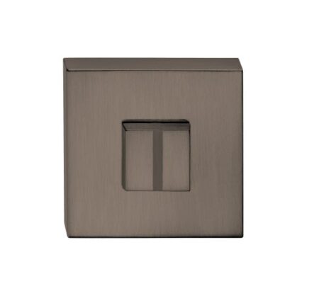 Tupai Rapido Curva/QuadraLine WC Turn on Square Rose (bolt through fixing only) - Titanium - Image 2