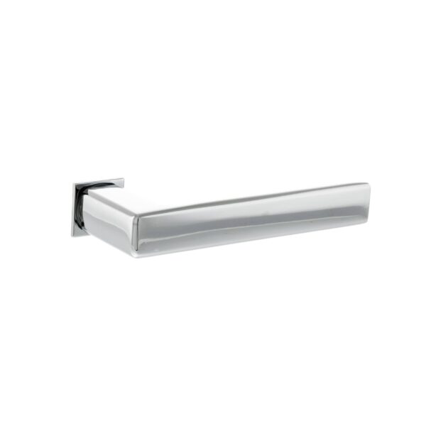 Atlantic Tupai Rapido 5S Line Portel Lever Door Handle on Concealed Square Rose - Bright Polished Chrome