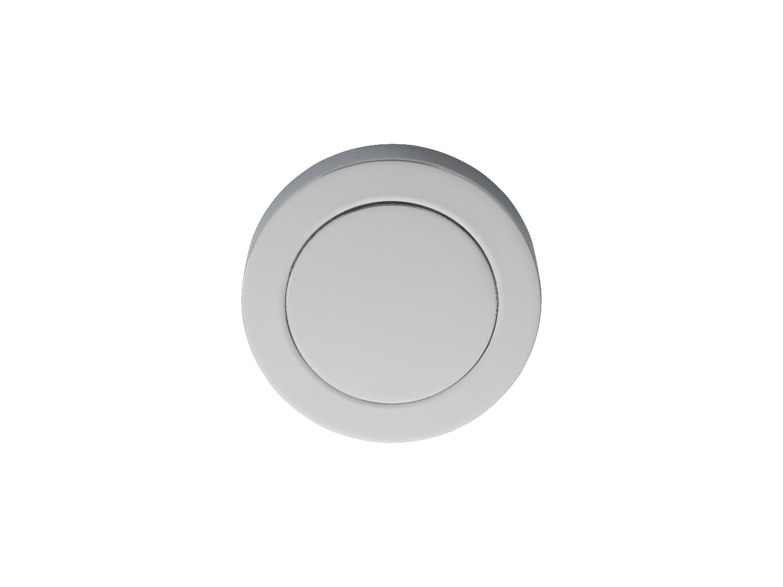 aa0cp.jpg Manital Escutcheon - Blank on Concealed Fix Round Rose - Polished Chrome - Image 1