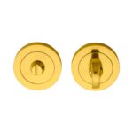 Carlisle Brass Turn & Release on Concealed Fix Round Rose (4.9 x 67mm Spindle) - Polished Brass