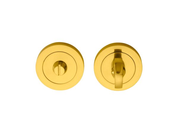Carlisle Brass Turn & Release on Concealed Fix Round Rose (4.9 x 67mm Spindle) - Polished Brass